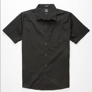 Volcom Men's Short Sleeve Button-Up Shirt